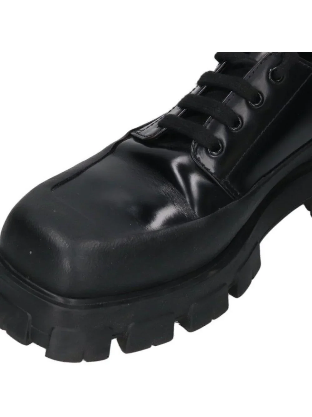 Prada Monolith Square Toe Derby Shoes